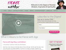 Tablet Screenshot of fiercewithage.com